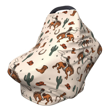 Western Car Seat Covers Baby Multi-Use Car Seat Canopy Carrier Cover, Breathable Breastfeeding Cover Western Baby Stuff Boys & G