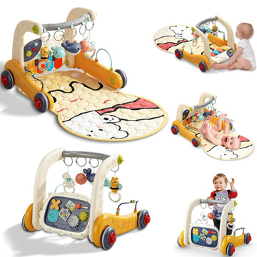 Wetoylst Baby Play Mat Activity Gym, Baby Kick Play Piano Gym Mats Musicial Lights, Tummy Time Toys Mat For Infant Babies Newbor