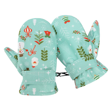 American Trends Baby Mittens Winter Toddler Gloves For Boy Girl Waterproof Ski Mittens Warm Fleece Toddler Mittens Christmas Man
