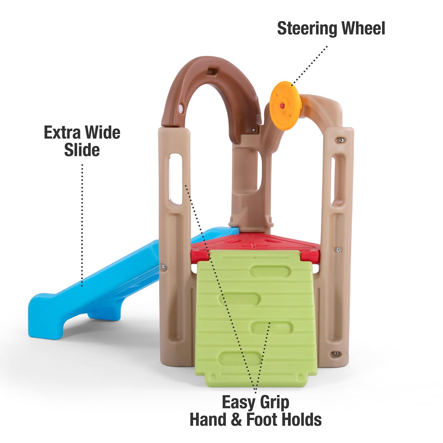 Simplay3 Young Explorers Activity Climber - Indoor or Outdoor Climber and Activity Playset for Toddlers and Kids, Made in USA