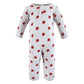 Hudson Baby Unisex Baby Cotton Coveralls, Apple Orchard, 6-9 Months