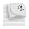 Reusable Organic Baby Washcloths Set: 6 Packs 10 * 10 Ultra Soft Wash Cloth Viscose From Bamboo Absorbent Infant Newborn Bath Fa