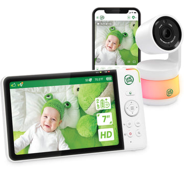 Leapfrog Lf930Hd Baby Monitor, 7    720P Hd Display,Video Baby Monitor With Camera And Audio, 1080P Smart Remote Access,360 Pan