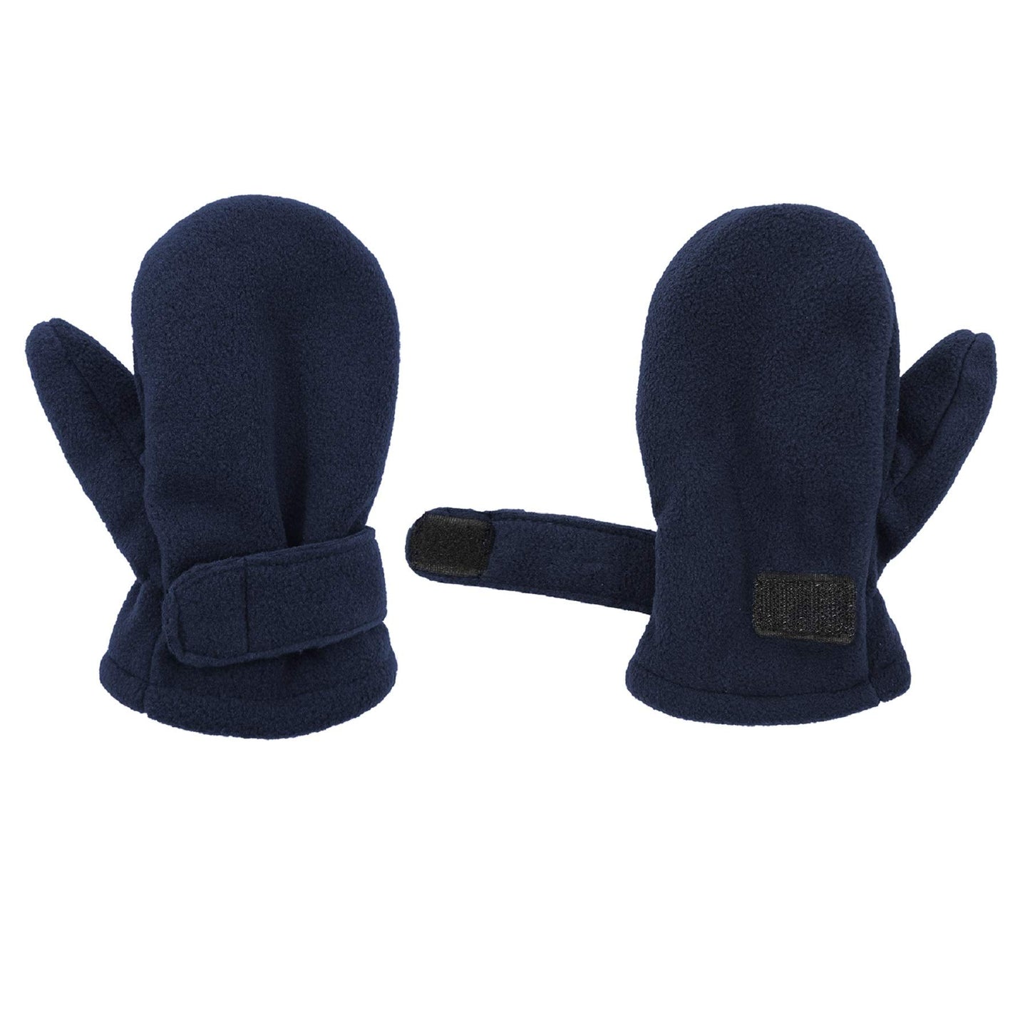 Zando Baby Mittens Winter Gloves Toddler Winter Gloves Toddler Mittens Warm Fleece Gloves For Boys Girls Kids Gloves Black & Nav