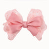 Koolgil Baby Girl's Elegant Lace Bow Knot Headband Children's Rhinestone Pearl Hairband for Birthday Party Photography (A- Lace 