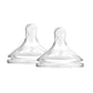 Dr. Browns Natural Flow Anti-Colic Options+ Wide Baby Bottles, 9 Oz/270Ml, With Level 1 Slow Flow Nipple, 6 Pack Plus 2 Bonus Le
