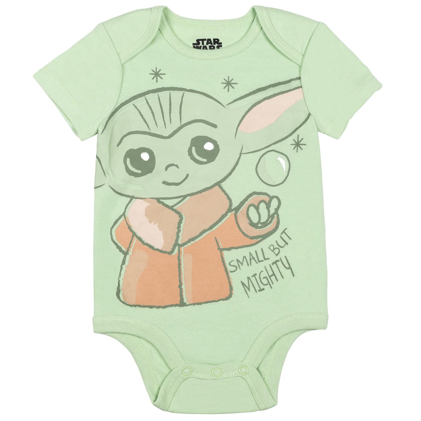Star Wars The Child Darth Vader Stormtrooper Bb-8 Newborn Baby Boys 5 Pack Bodysuits Multicolor 6-9 Months