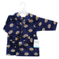 Hudson Baby Unisex Baby Plush Animal Face Bathrobe, Football, 0-9 Months