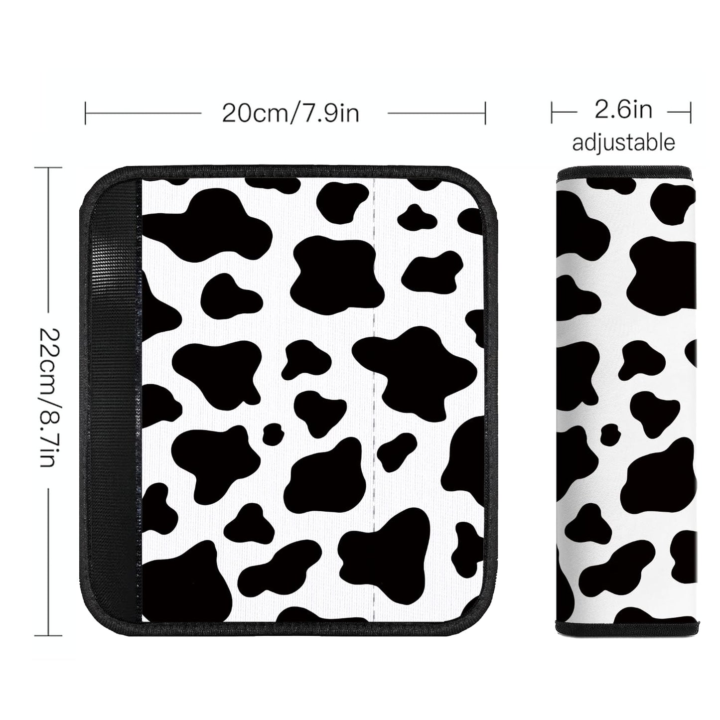 Mokiwala Car Seat Belt Pad Cover, 4-Pack Soft Car Safety Seat Belt Strap Shoulder Pad For Adults And Children, Suitable For Car