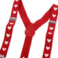 Ibtom Castle Cupid Costume Baby Boy Valentines Day Outfit Baby Boys Adjustable Y Back Elastic Strong Clip Suspenders Outfit Firs