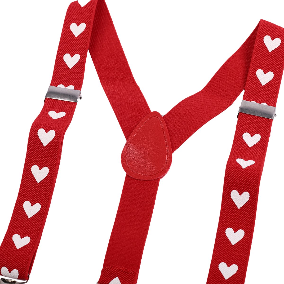 Ibtom Castle Cupid Costume Baby Boy Valentines Day Outfit Baby Boys Adjustable Y Back Elastic Strong Clip Suspenders Outfit Firs