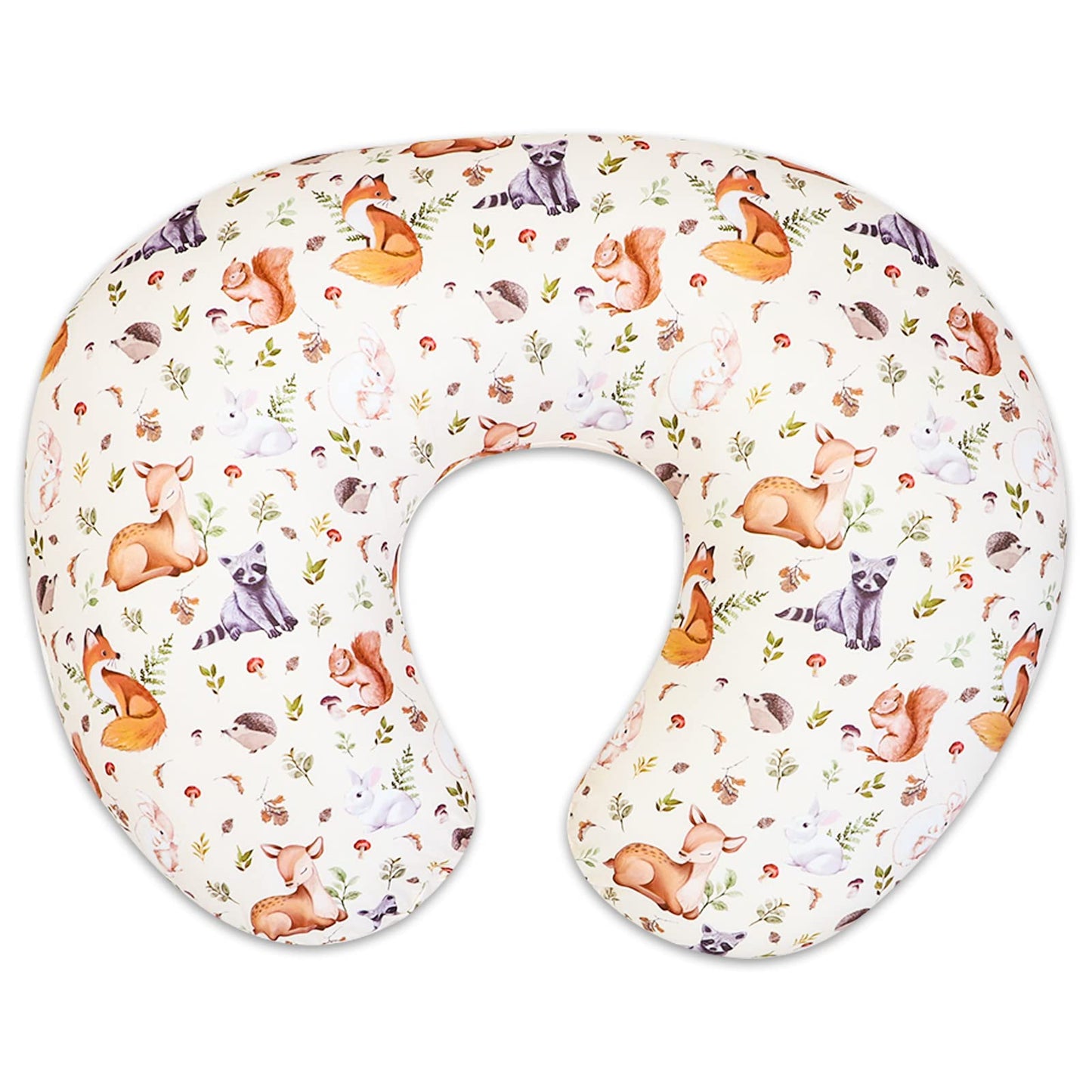Jundetye Nursing Pillow Cover For Baby Boy And Girl, Ultra Soft Comfortable Stretchy Removable Slipcover For Newborn Breastfeedi
