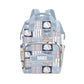 Noverbibi Baseball Sports Personalized Diaper Bag with Custom Name - Custom Baby Tote Backpack for Mom, Unique Gift for New Pare