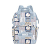 Noverbibi Baseball Sports Personalized Diaper Bag with Custom Name - Custom Baby Tote Backpack for Mom, Unique Gift for New Pare