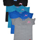 Clever Baby Girls Tshirt(ZCGT004PC4081213Yrs_Multi_1213 Years)
