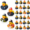 Deekin 100 Pcs Rubber Ducks Bulk 2 Inch Rubber Ducks Party Favor Decorations for Birthday Pool Party Occupation Cosplay (Constru