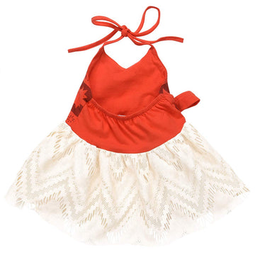 Jurebecia Princess Costume For Baby Girls First Birthday Party Toddler Kids Backless Dress Cosplay With Flower Clip Necklace Hea