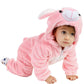 Qiaoniuniu Halloween Baby Bunny Costumes Toddler Outfit Infants Cosplay Romper 2-6 Months