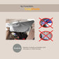 Universal Convertible Car Seat Cover - Backseat Shade & Sun Shade Visor Extender for Baby & Toddler - Rear & Forward Facing