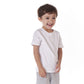 Gerber Baby Toddler 5-Pack Solid Short Sleeve T-Shirts Jersey 160 Gsm, White, 2T
