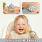 Baby Fruit Food Feeder Breastmilk Popsicle Molds For Teething Relief - 3 Pack Feeding Sets - 1 Freezer Tray With Lid & 1 Teether