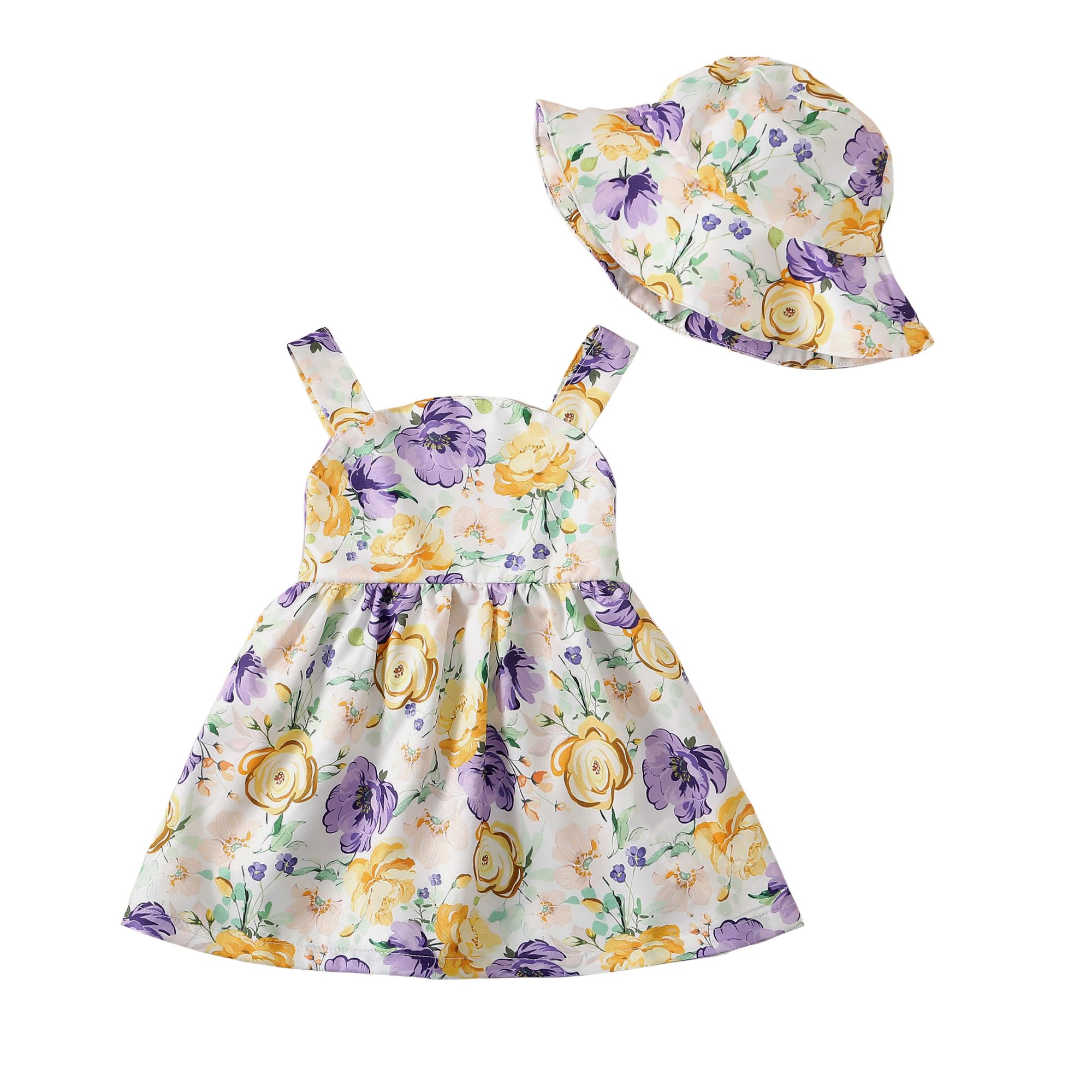 Baby Girl Clothes Summer Purple Dress Infant Boho Short Sleeve Dresses – Cutebab WBBAPB0CTQ773P4
