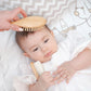 Mr. Pen- Baby Brush And Comb Set, 3Pcs, Wooden, Baby Hair Brush, Cradle Cap Brush, Baby Brush Set For Newborns, Infant Hair Brus