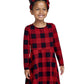 The Children'S Place Baby Girls The Children'S Place And Toddler Long Sleeve Fashion Skater Dresses Casual Dress, Classic Red Bu