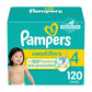 Pampers Baby Diapers - Swaddlers - Size 4, 120 Count, Ultra Absorbent Disposable Infant Diaper