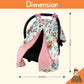 Dear Baby Gear Carseat Canopy With Snap Opening For Girls - Infant Canopies - Nursing Covers - 37' X 29' (Watercolor Cactus Fl
