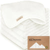 6-Pack Baby Washcloths - Soft Viscose Derived From Bamboo Washcloth, Baby Wash Cloths, Baby Wash Cloth For Newborn, Kids, Bath B