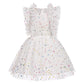 Ibtom Castle Girls Sparkly Dress: Toddler Sequin Dress, Baby Girl Dress - Infant Ruffled Embroidered Photoshoot Dresses For Bapt