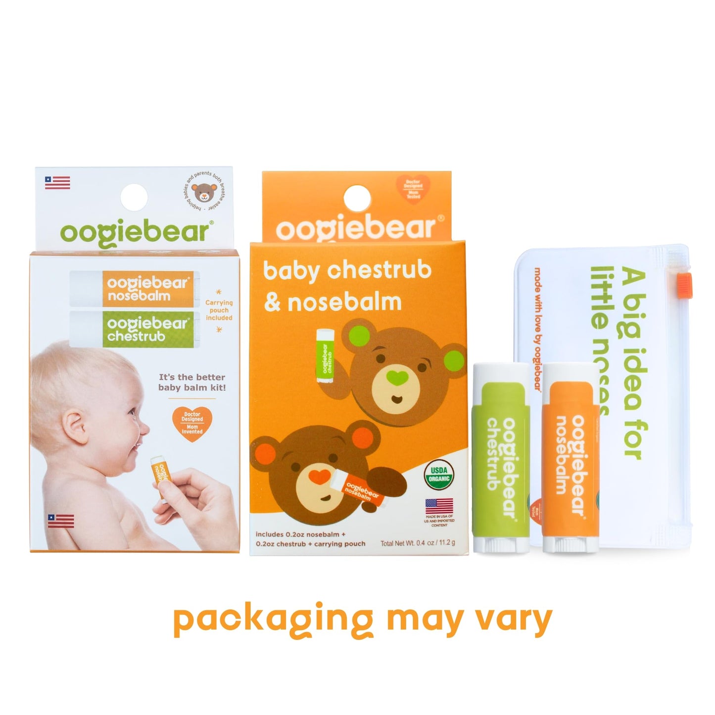 Oogiebear Organic Nourishing Body Balm To Relief Dry Itchy Skin - Multipurpose & Sickness, Congestion, Relief Chest Rub, On-The-