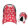 Muishi Hand Drawn Hearts and Roses Baby Car Seat Canopy Nursing Cover for Newborn Car Seat Breastfeeding Covers Blanket Newborn 