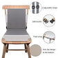 Kalawen Booster Seat For Kitchen Chair, Upgraded 2Pcs Pu Washable Straps Safety Buckle Kids Toddler Booster Seat For Chair, Port