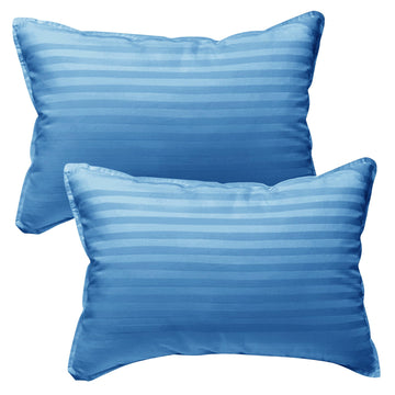 Kinder Fluff Children Pillows (2Pk) - The Only Pillow For Kids 300T Soft Cotton & Down Alternative Fill - Hypoallergenic, Machin