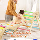 Twinkoo 8 In 1 Pikler Triangle Set, Foldable Toddler Baby Climbing Toys, Solid Wooden Montessori Climbing Set, Baby Climber Indo
