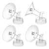 Gotocut 4Pcs 21Mm Flange For Spectra S1 S2 9Plus Synergy Gold Breast Pumps Replacement Accessories, Compatible With Spectra, Nen