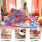 Quokka Large Baby Mat For Floor - Plush Abc Rug For Toddlers Infants - Extra Thick Padded Non-Slip Nursery Rug For Babies Ages 1