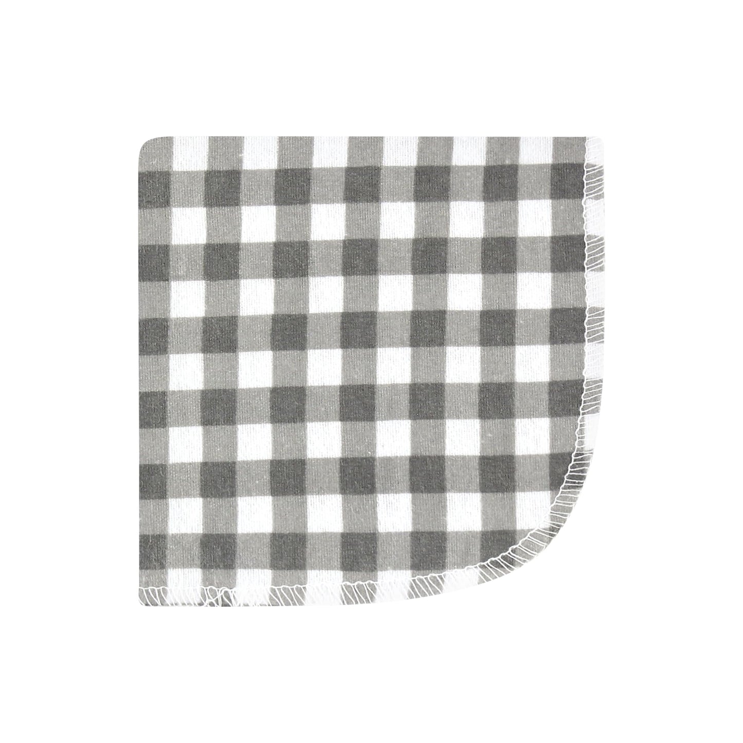 Hudson Baby Unisex Baby Flannel Washcloths, Farm Friends Pink 10Pk, One Size