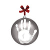 Tiny Ideas Christmas Baby'S Handprint Ball Ornament, Included Paint For Baby'S Print, Newborrn Holiday Keepsake Gift, Diy Classi