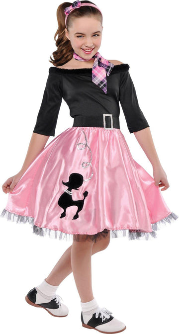 Amscan Miss Sock Hop, Girls, Extra Large (14-16)