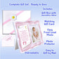 Baptism Christening Gifts Baby Blessing Picture Frame - 'Numbers 6:24-26' - Girl