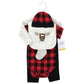 Hudson Baby Baby Cotton Layette Set, Winter Moose, 6-9 Months