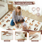 Mamatepe Foldable Baby Play Mat, 71' X 55' Waterproof Double-Sided Cushioned Activity Play Mat, Soft Lightweight Foam Playmat