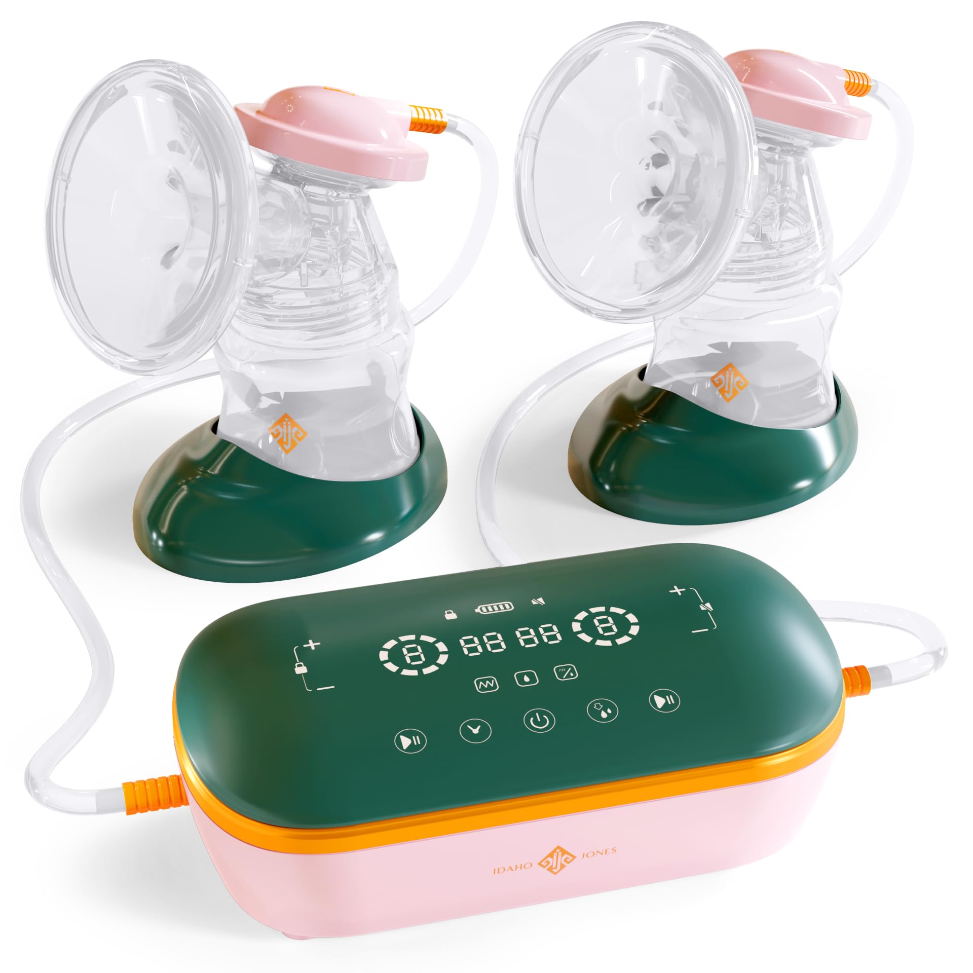 Portable Breast Pump With Silicone Flanges - Cordless For Travel - Hsa Fsa Eligible - Compact Electric Breastmilk Pump - Wall Pl