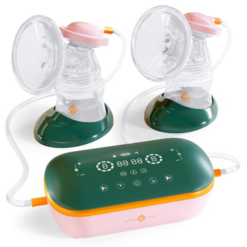 Portable Breast Pump With Silicone Flanges - Cordless For Travel - Hsa Fsa Eligible - Compact Electric Breastmilk Pump - Wall Pl