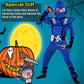 Satkull Kids Blue Ninja Costume, Ninja Deluxe Costume Set With Ninja Foam Accessories For Boy&Girl Party Dress Up Ninja Role Pla