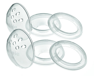 Medela TheraShells Breast Shells, Protect Sore, Flat, or Inverted Nipples While Pumping or Breastfeeding, Natural Appearance and