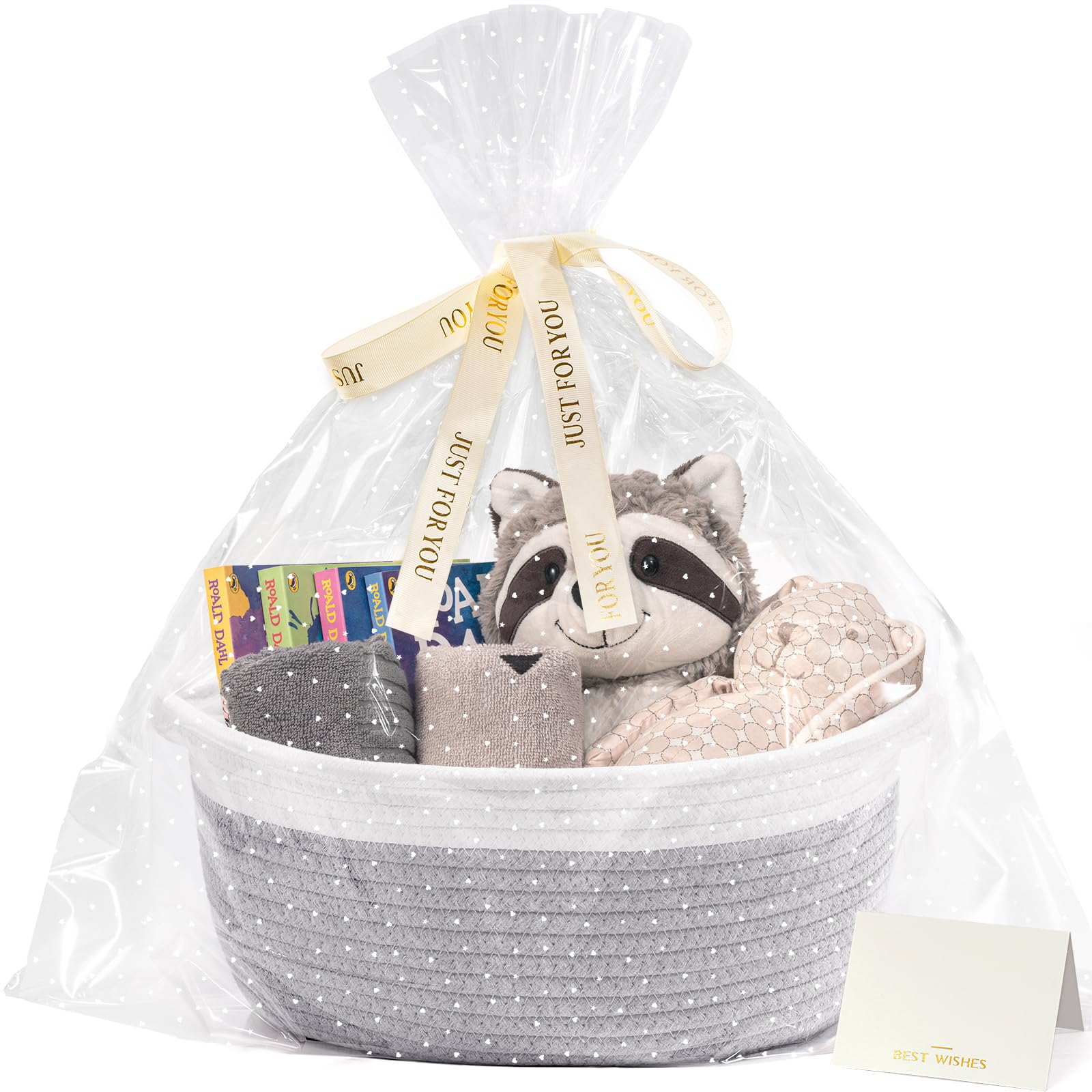 Chicvita Small Basket For Gifting, Cute Basket For Decor, Baby Basket For Towels, Diapers, Dog Basket, Woven Storage Basket, Emp